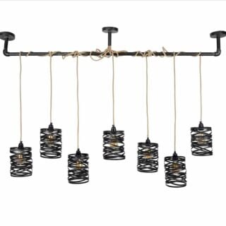 Hanglamp Twist 7-lichts